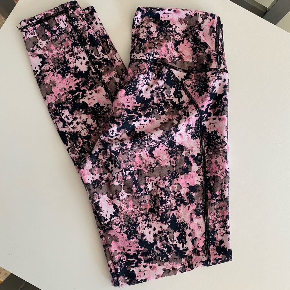 Full Length Fabletics Leggings | Patterned Workout Leggings | Size Small